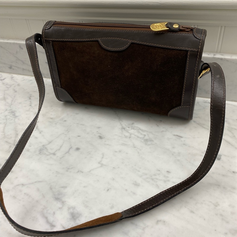 **GUCCI SALE**Authentic GUCCI Brown Leather/ Suede shoulder bag Vintage NWOT!